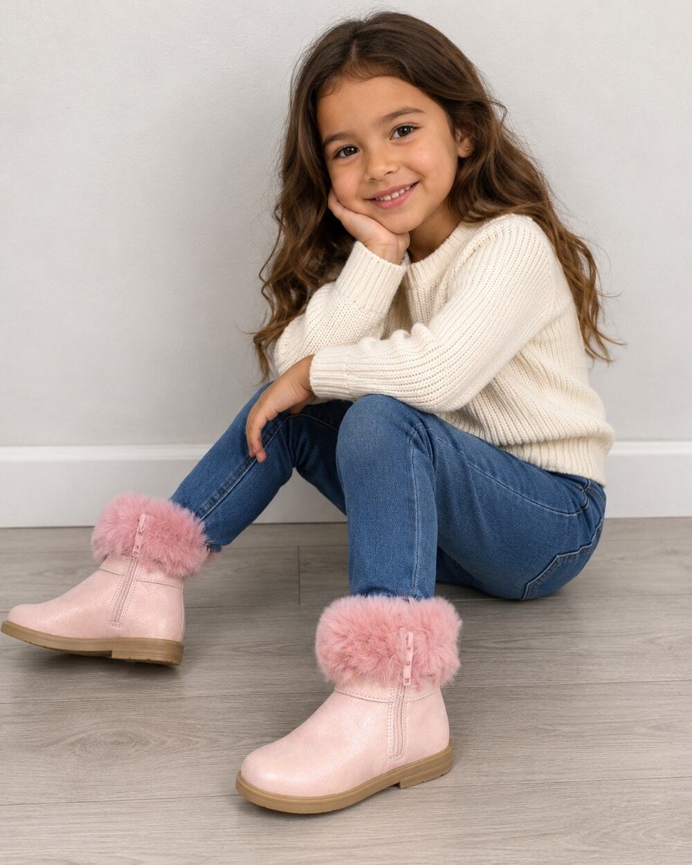 Nanette Lepore Girls Winter Boots sz 8 Pink NEW# Box 769
